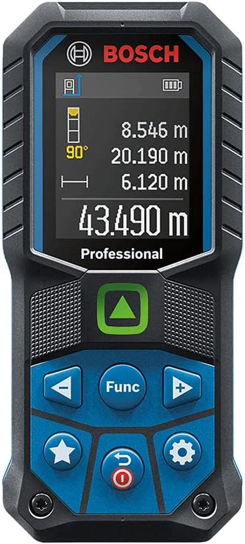 Bosch Professional GLM50-23G Green Laser Distance Meter (Main Unit, Carrying Bag, 2 AA Alkaline Batteries Included) image number 1