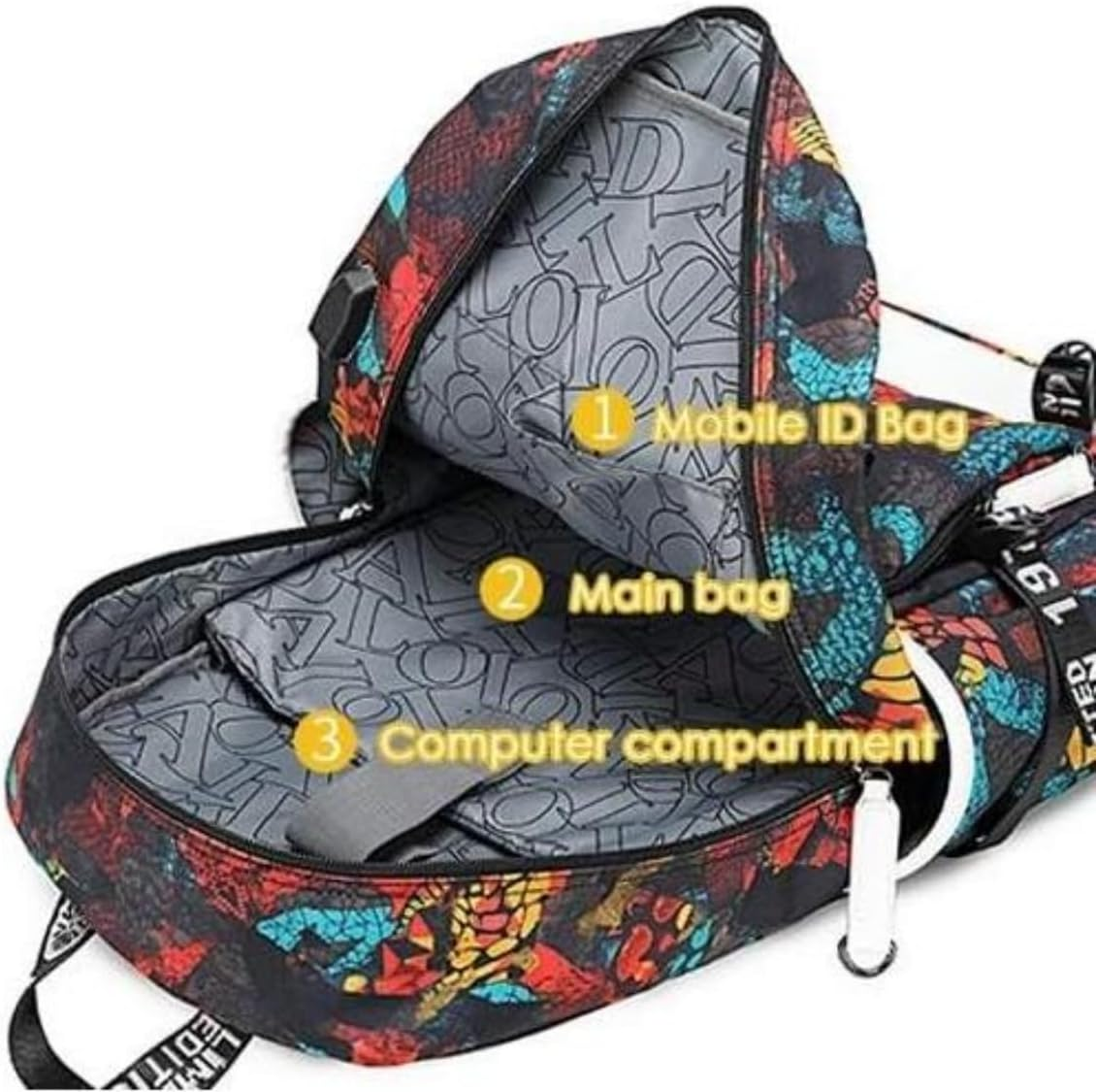 TTSM Character Backpack Onepiece Animated Game Roronoa Zoro Three Oxford Fabric Multi-Style Swordsman Soft and Comfortable Large Capacity Needs Gift Exquisite Daily Travel Bag