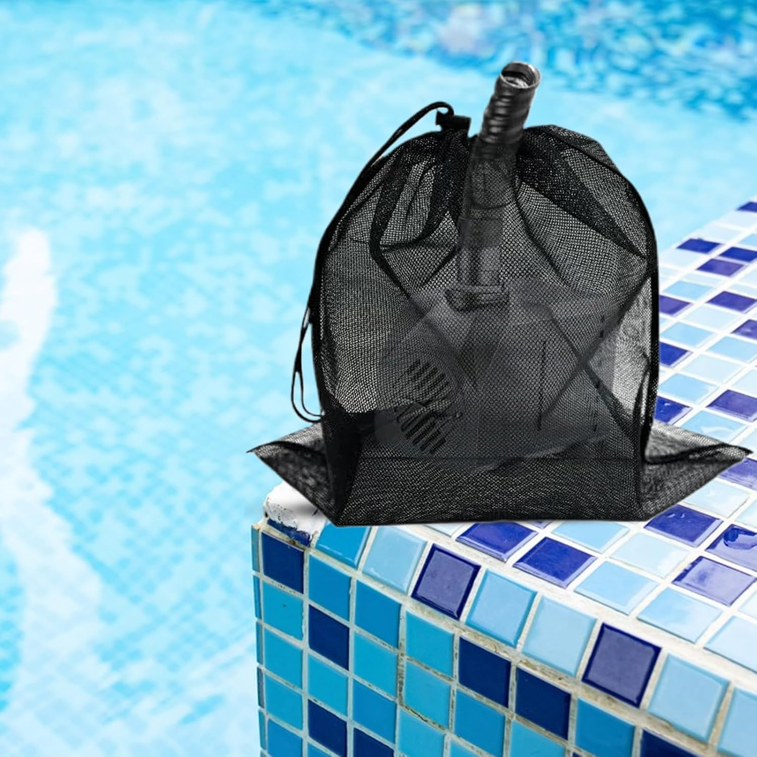 Water Pump Filter Bag | Outdoor Mesh Water Pump Bag - Weatherproof Barrier Box Cover Filtration Accessories for Garden Yard Parks Outdoor Lawn image number 2