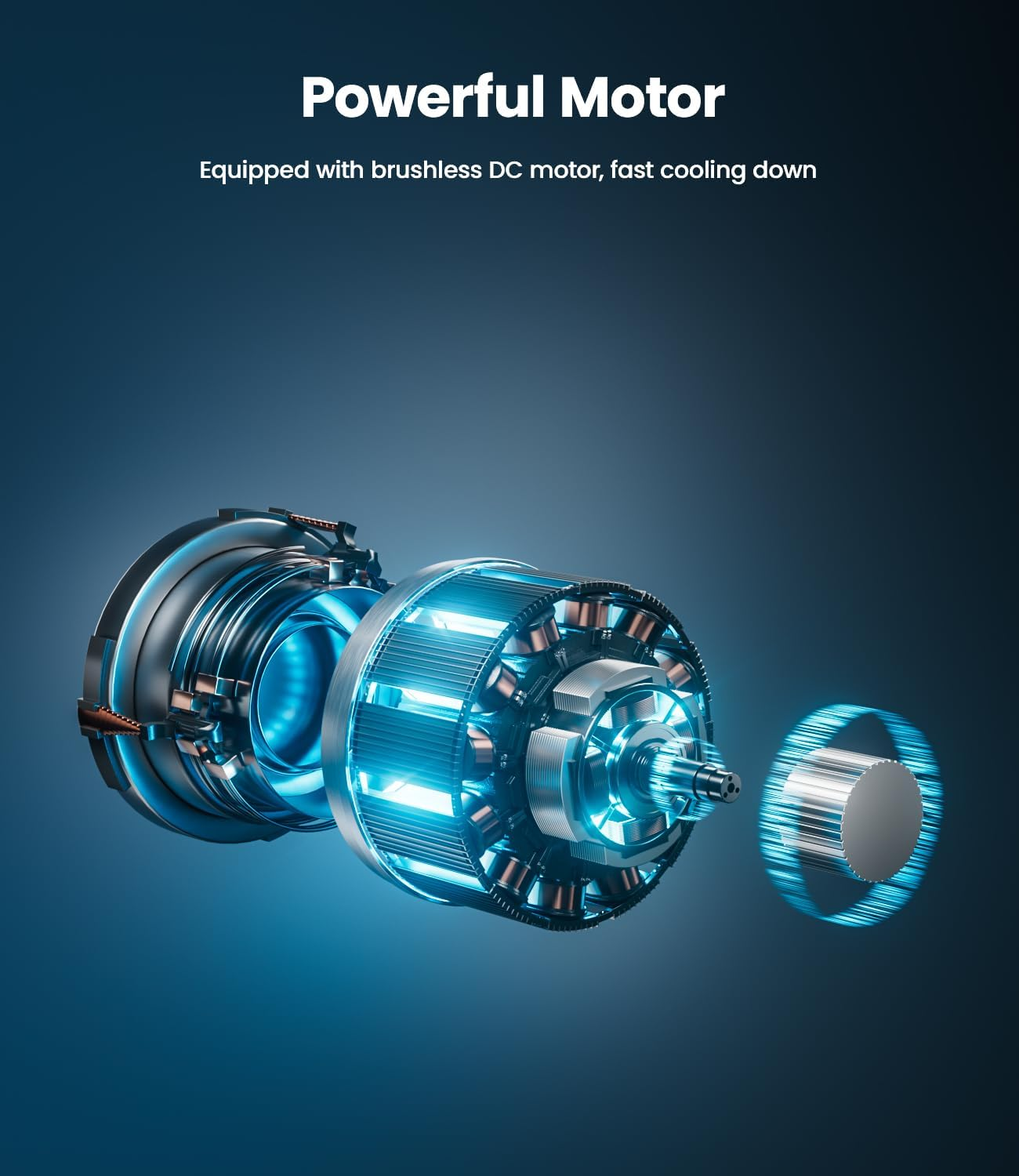 10000Mah Battery Operated Clip on Fan, 4 Powerful Speeds, Quiet, 8 Inch, Max 38 Hrs, Rechargeable USB Personal Fan for Stroller Golf Cart Camping Desk Office Bedroom-Dark Green image number 4