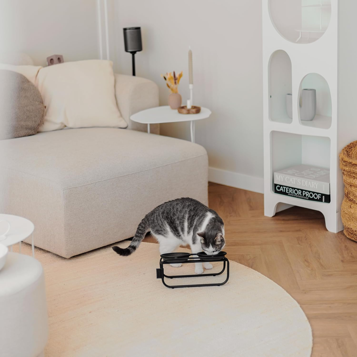 District 70 - Butler Cat Bowl Stand image number 6