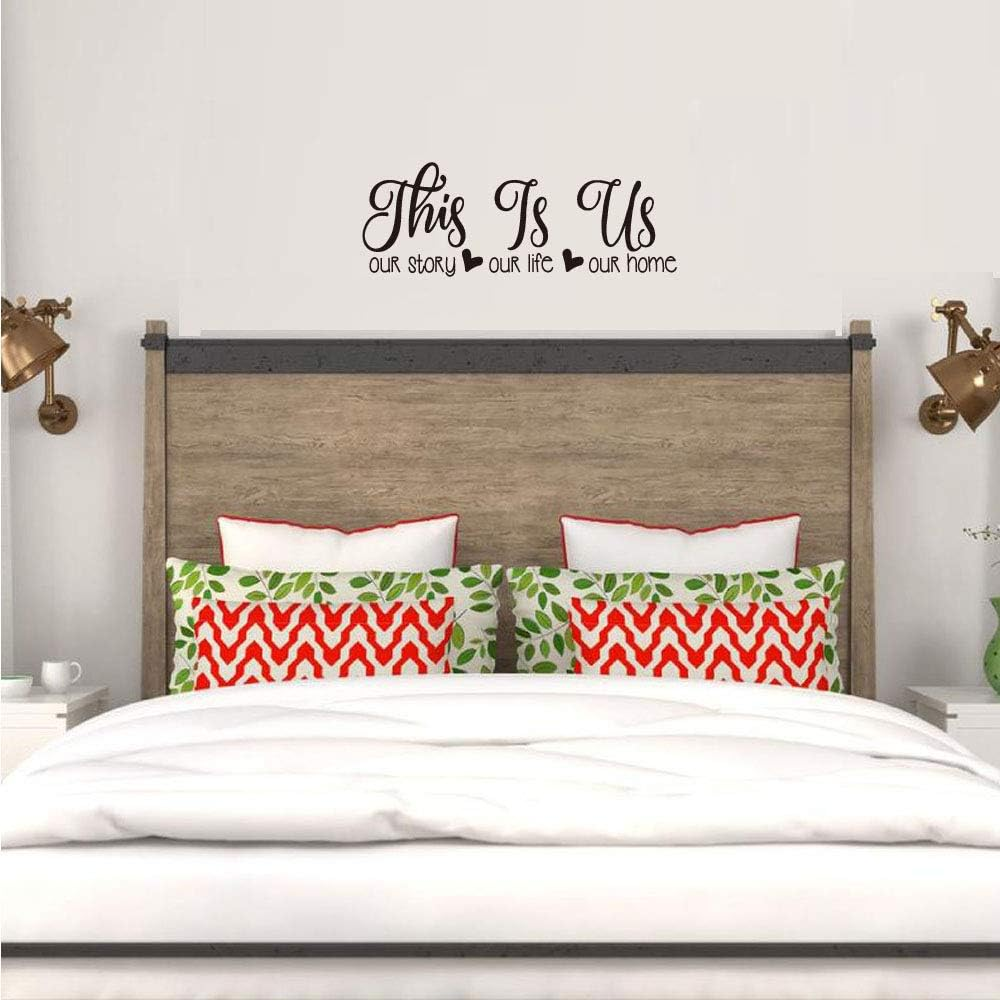 This Is Us Our Story Our Life Our Home Family Wall Decal Love Quote Vinyl Wall Lettering Home D&eacute;cor image number 4