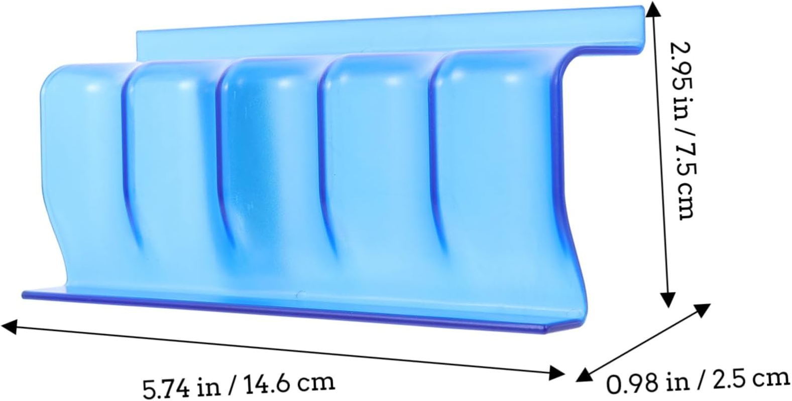 3Pcs Shelf Organiser Closet Storage Organizer Essential Oil Bottle Rack Holders Easy Clean image number 5