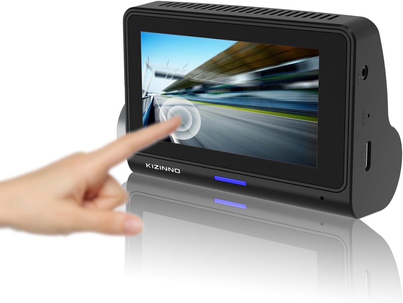 360&deg; View Dash Cam with Front, Inside, Left, Right Recording, 3" Touch Screen, Night Vision, Wi-Fi GPS, 24/7 Parking Mode & 32GB Card​​ image number 2