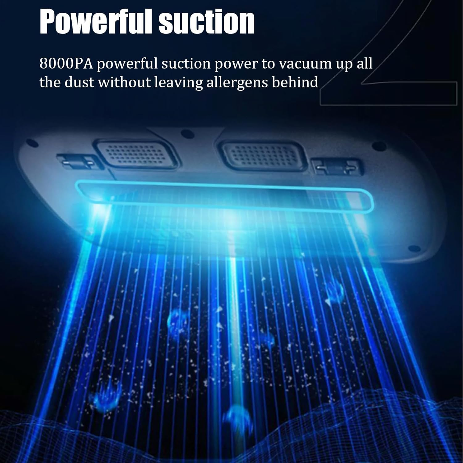 Lumewave Bed Vacuum Cleaner, Household High-Frequency Strong Removal Instrument, Handheld Deep Mattress Vacuum Cleaner, Wireless Vacuum Cleaning Remover Instrument (Purple) - Purple image number 3