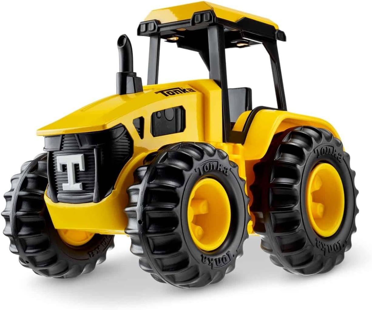Basic Fun Tonka Steel Classics Tractor, Farm Tractor Toy, Farm Vehicle Game for Boys, Girls, Kids and Toddlers, Cold Rolled Steel, Durable Tractor Toy