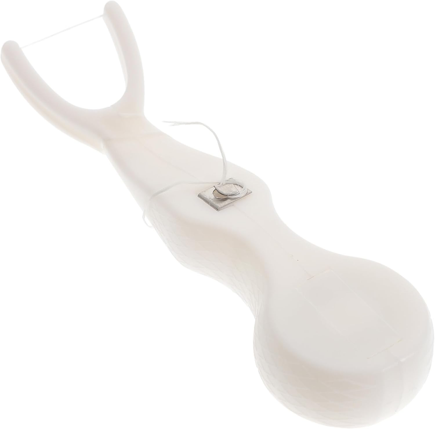 EXQUIMEUBLE Dental Floss Holder Floss Pick Portable Teeth Cleaning Tool White Suitable for Oral Care at Home and Travel image number 2