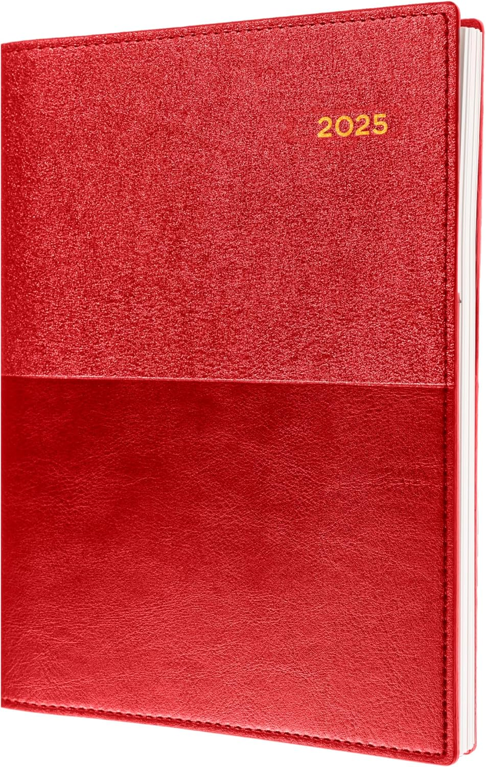 Collins Vanessa - A4 Week to View Calendar Year Diary/Planner - 2025 Red image number 1