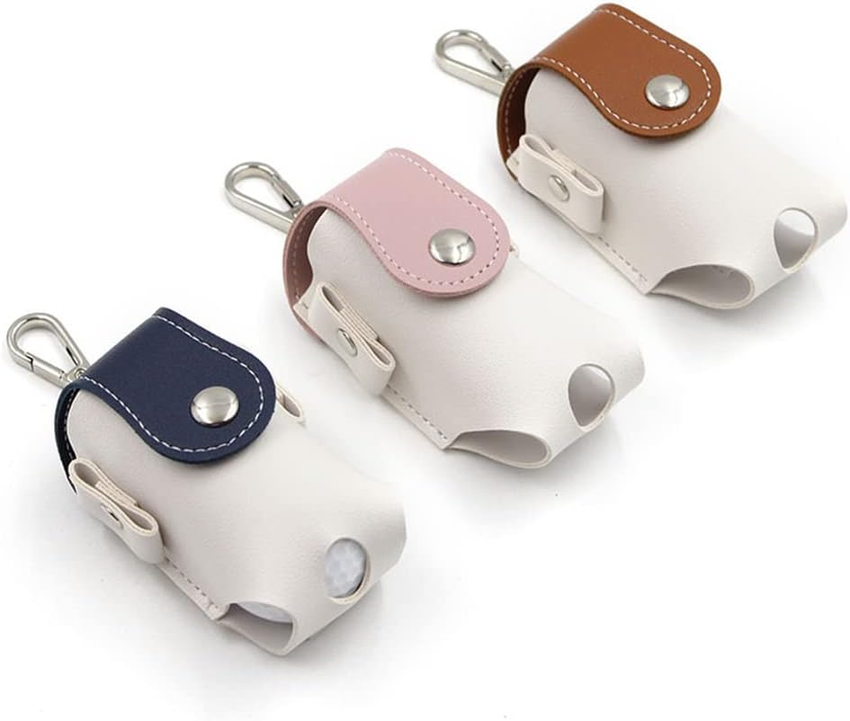 Golf Ball Carry Bag, Hook Design 4 Slots Hold 2 Balls Golf Ball Holder for Sports image number 4