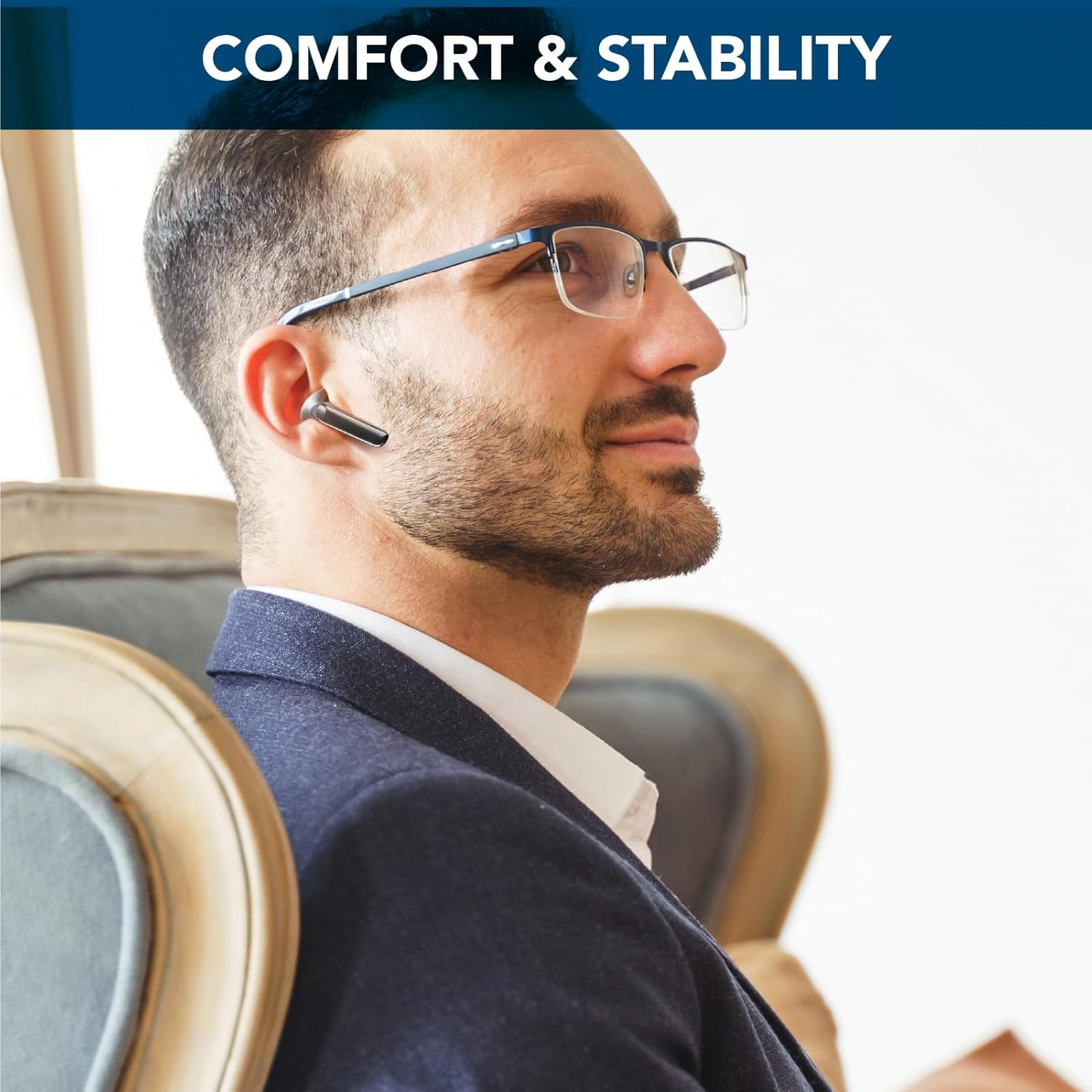 Cellularline - Eclipse - Wireless In-Ear Headphones with Charging Cradle - Bluetooth - with ANC and ENC Technology - Total Playing Time 18 Hours - Black image number 4