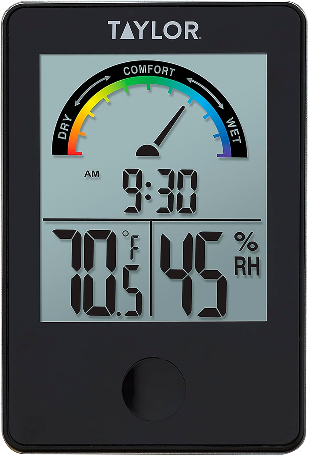 Taylor Precision Products Indoor Comfort Level Thermometer and Hygrometer