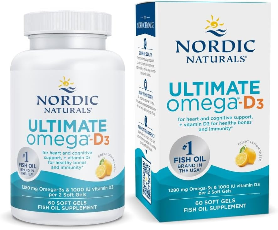 Nordic Naturals Ultimate Omega D3 60 Softgels image number 4