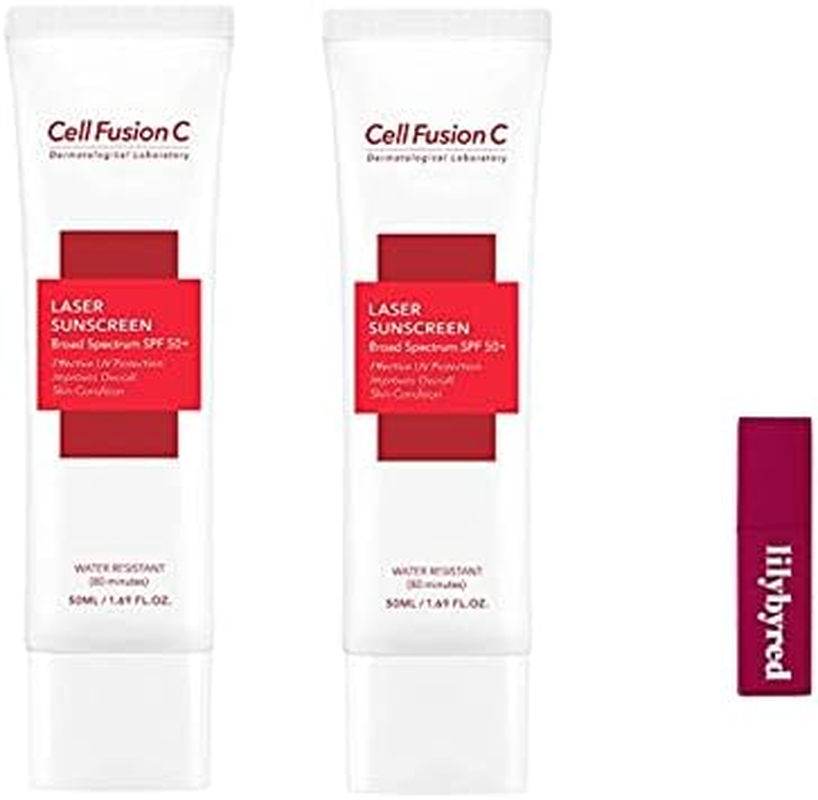 Facial and Body Sunscreen for All Family | Physical Sunscreen Cell Fusion C Laser Sunscreen X 2 Ea50 Ml Mini Tint as a Photo image number 2