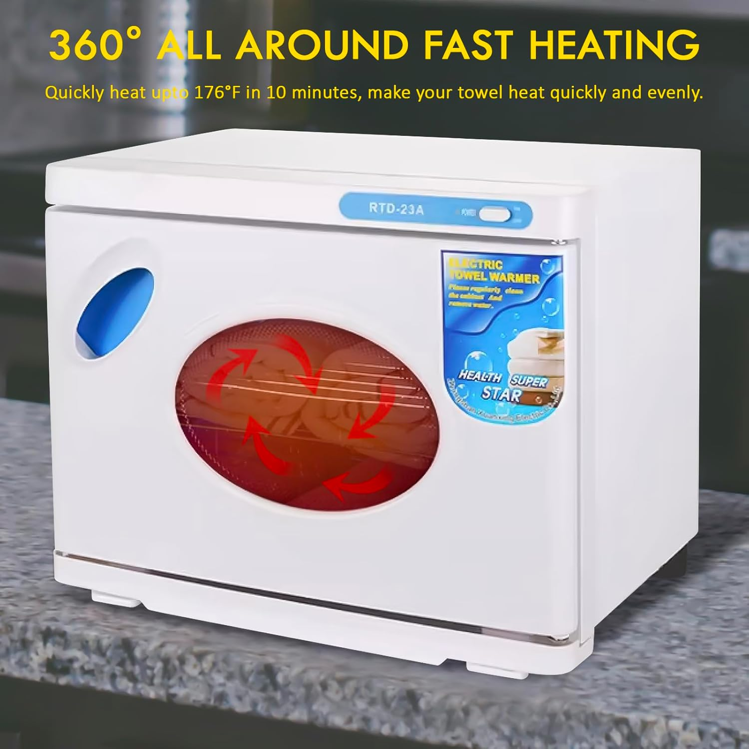 Unipro GOODS-23L Electric Towel Warmer Large Capacity&ndash; Rapid Heating, Auto-Shutoff, and Sleek Design &ndash; Perfect for Bathroom, Spa, and Salon Use image number 5