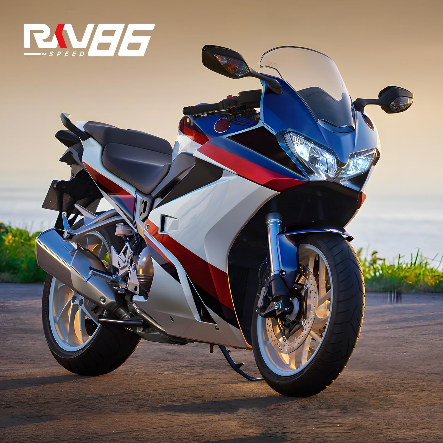 RKV86 Short Brake Clutch Levers Aluminum CNC for Honda CBF1000 (2006-2009),VFR750 (1991-1997),VF750S Sabre (1982-1986), VFR800/ VFR800F (2002-2020), VTR1000F Firestorm (1998-2005) Black image number 4