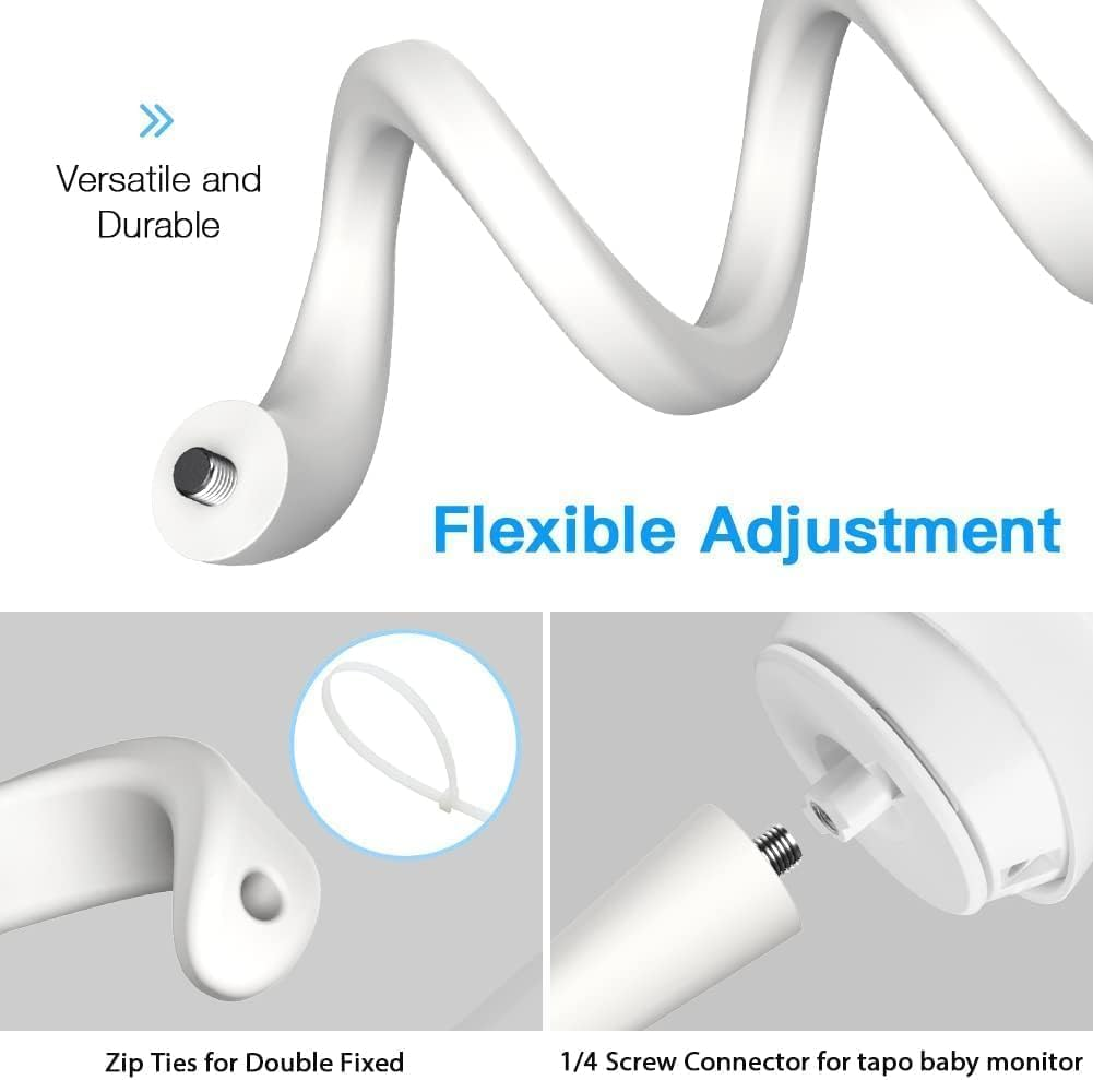 Flexible Monitor Mount Compatible with Tp-Link Tapo C200/C210/C220/C225, Kasa Security Camera EC70/EC71/KC410S, Easy to Install, without Tools image number 1