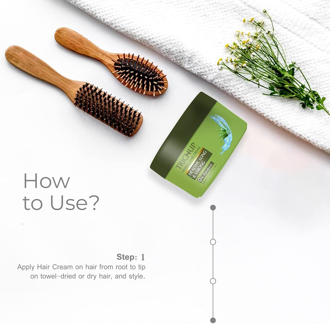 Trichup Healthy Hair Care Kit (Healthy Long & Strong Oil (200Ml), Health Long & Strong Shampoo (200Ml), Healthy Long & Strong Cream (200Ml) (PACK of 3) image number 2