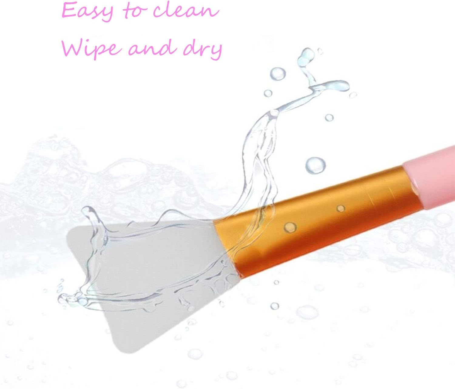 Silicone Face Mask Brush, Mask Beauty Tool, Soft Silicone Facial Mud Mask Applicator Brush 12 Pcs image number 3