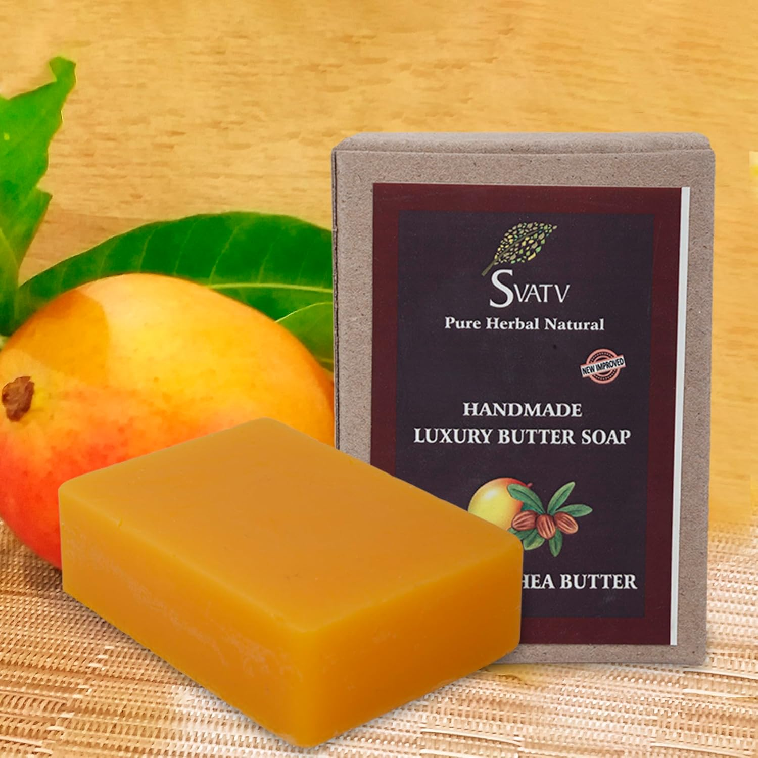 SVATV Handcrafted Soap with Natural, Soothing Herbs of Lemongrass & Patchouli, Moisturized Skin - Traditional Ayurvedic Herbal Body Soap Bars for Men & Women, All Skin Types 125G X2 Bars image number 6