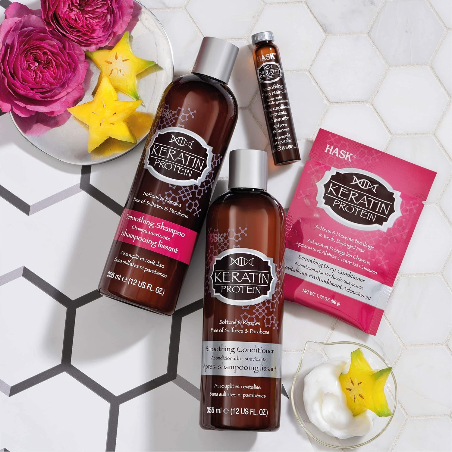 Hask Keratin Protein Deep Conditioning Hair Treatment 1.75 Oz (Pack of 6) image number 4