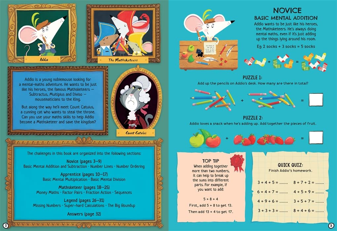 The Mathsketeers &ndash; a Mental Maths Adventure: a Key Stage 2 Home Learning Resource