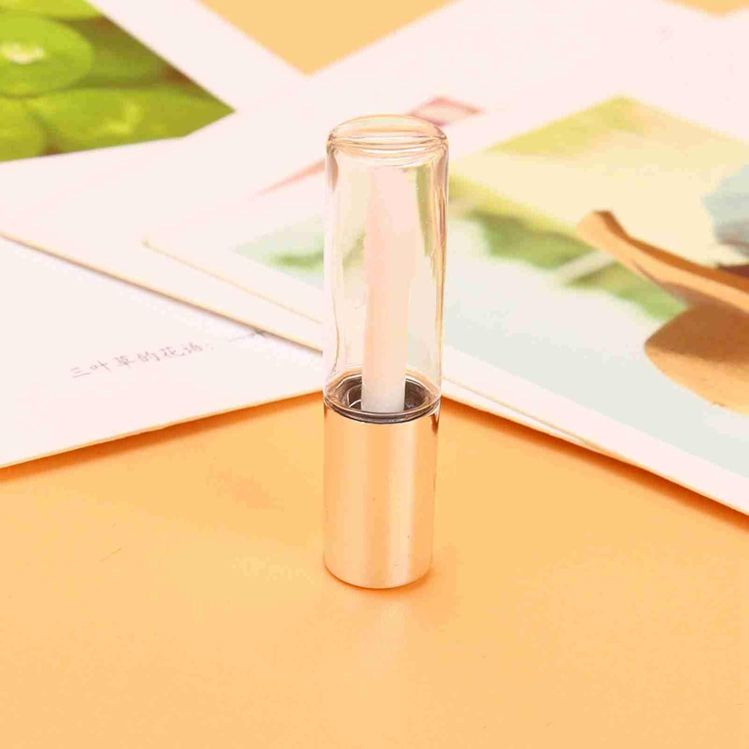 Empty Lip Gloss Tubes, 45Pcs 1.2Ml Mini Transparent Tubes, Empty Lip Balm Containers with Silver Lid for Lipstick Samples image number 5