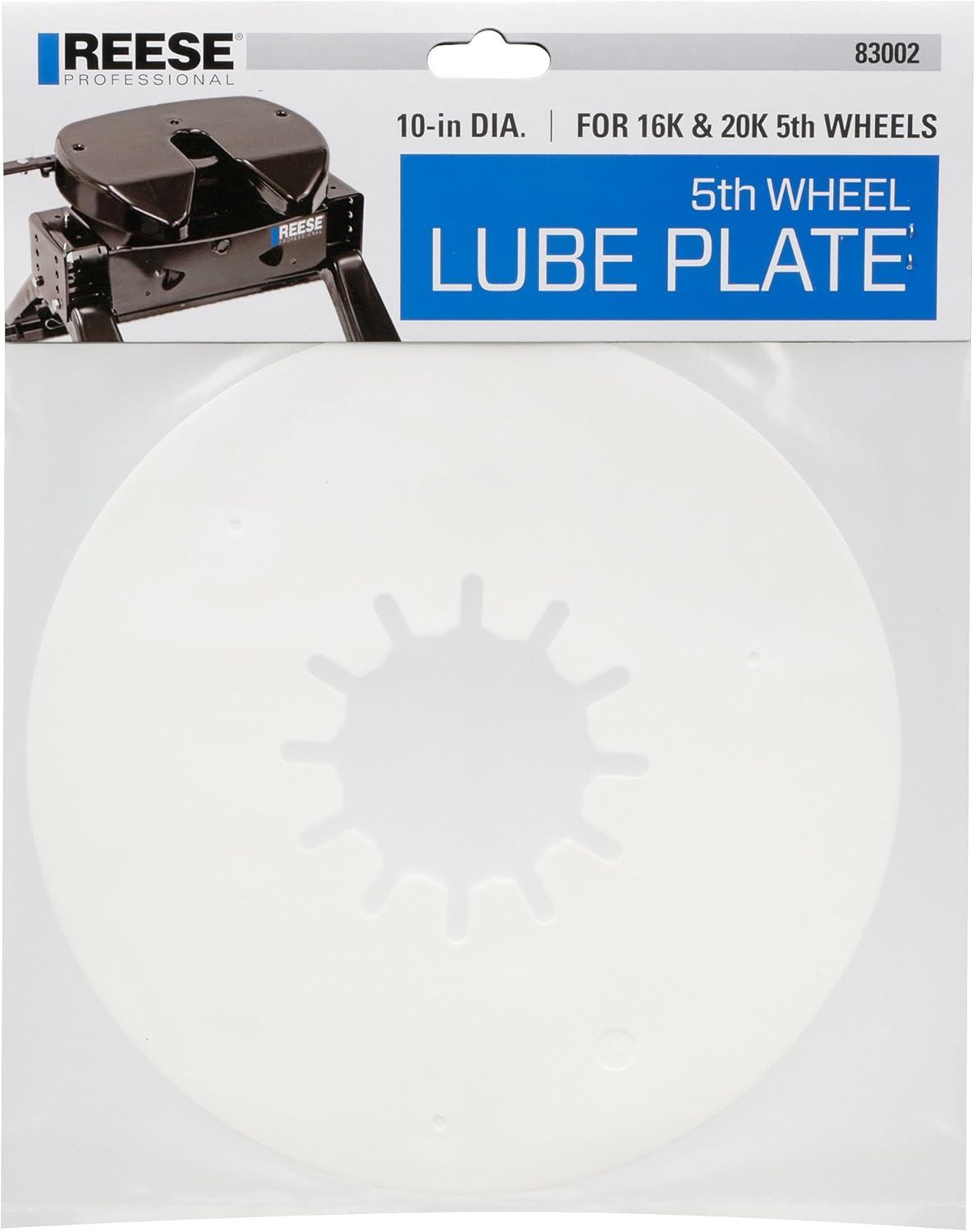 Reese Towpower 83002 Fifth Wheel Lube Plate image number 2