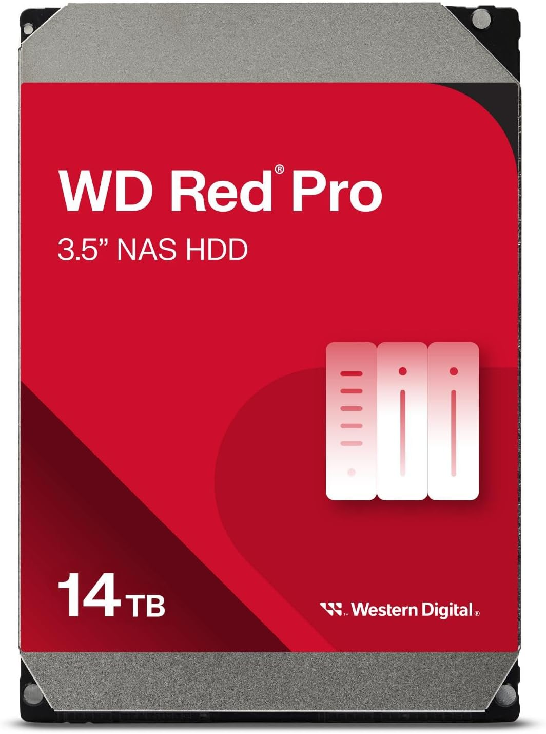 Western Digital WD Red Pro 14TB 3.5" NAS HDD SATA3 7200RPM 512MB Cache 24X7 180TBW ~8-Bays Nasware 3.0 CMR Tech 5Yrs Wty ~WD142KFGX image number 1