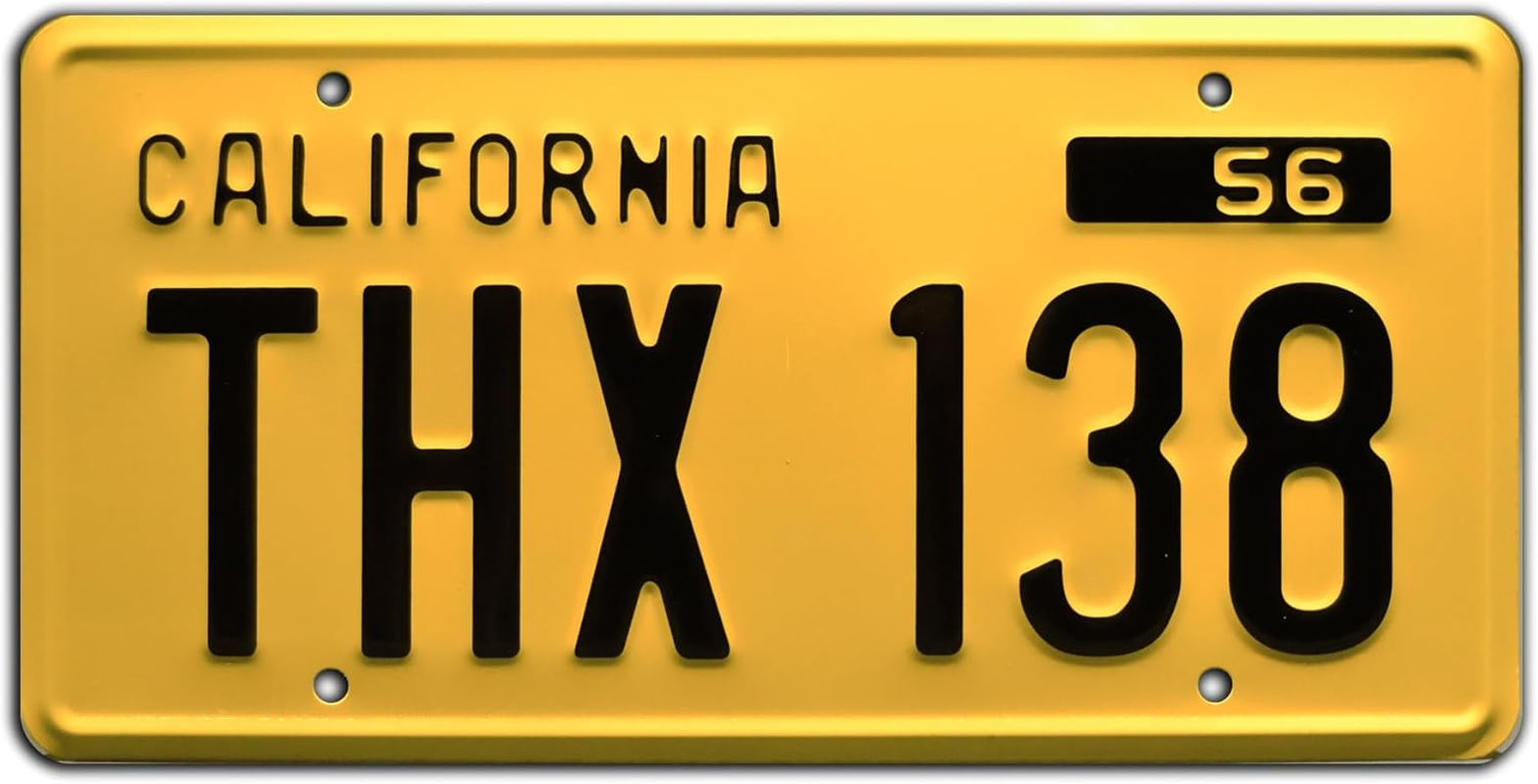 American Graffiti | THX 138 | Metal Stamped License Plate image number 2