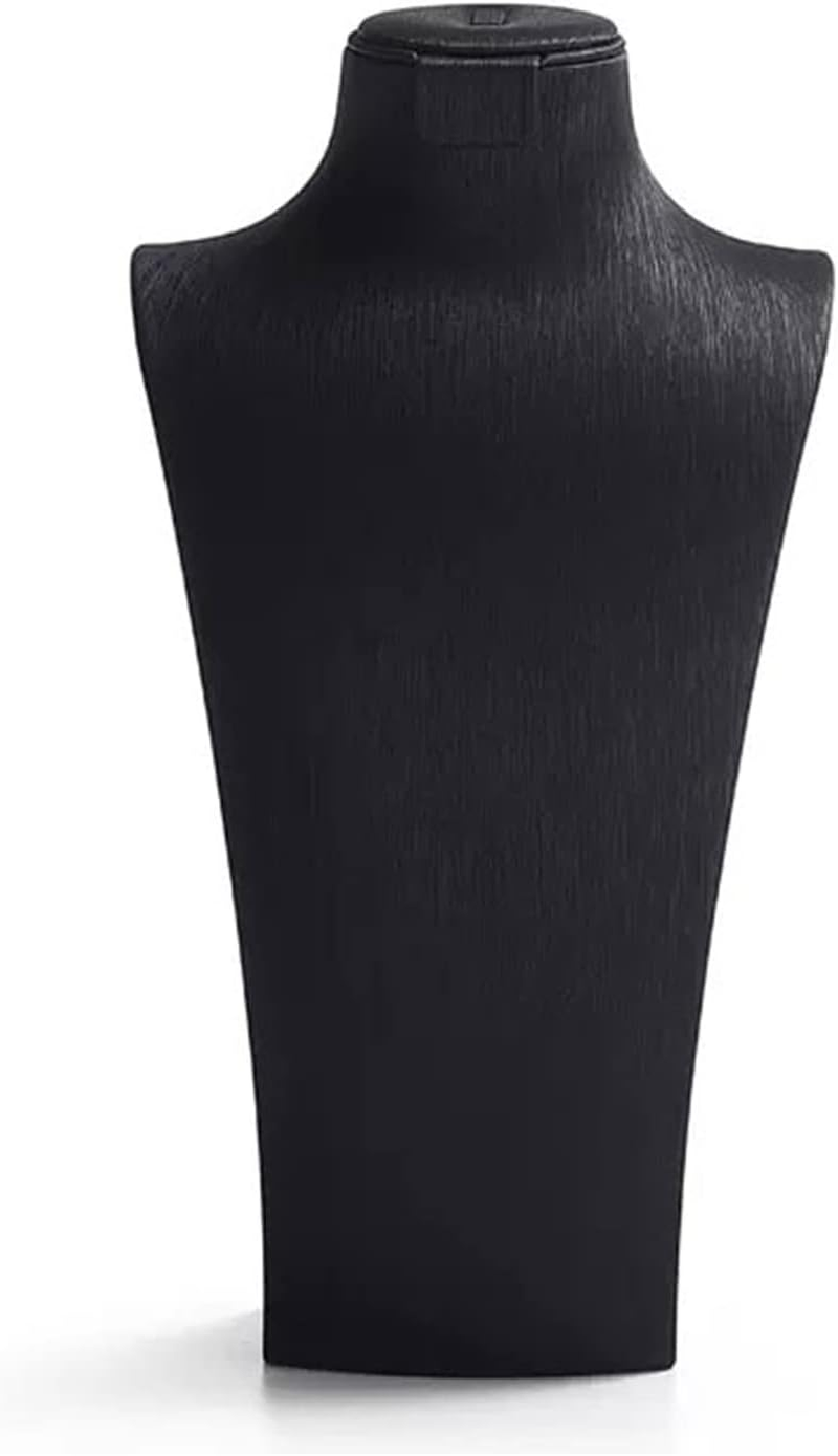 Jewelry Stand Jewelry Bust Display Necklace Bust Stand Holder Chain Storage Display Mannequin Bust Home Organisation Jewelry Organizer Girls Women Jewelry Holder Jewelry Display (Color : Black, Size image number 6