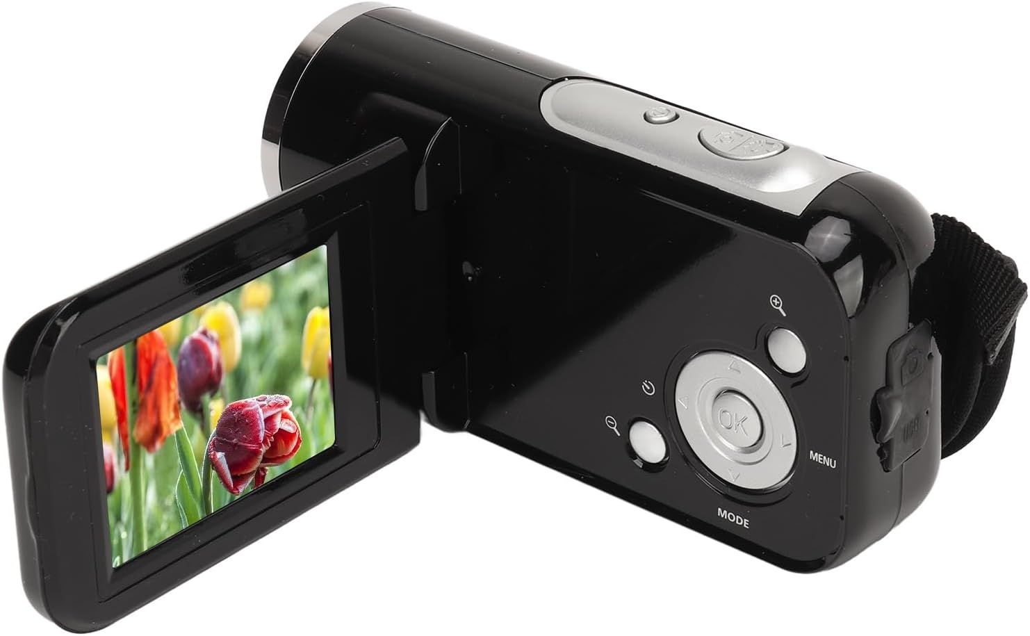 Video Camera Camcorder, 1080P 16MP Video Recorder Camera with 2 TFT Color Screen, 16X Digital Zoom, Vlogging Camera for Teens Beginners image number 5