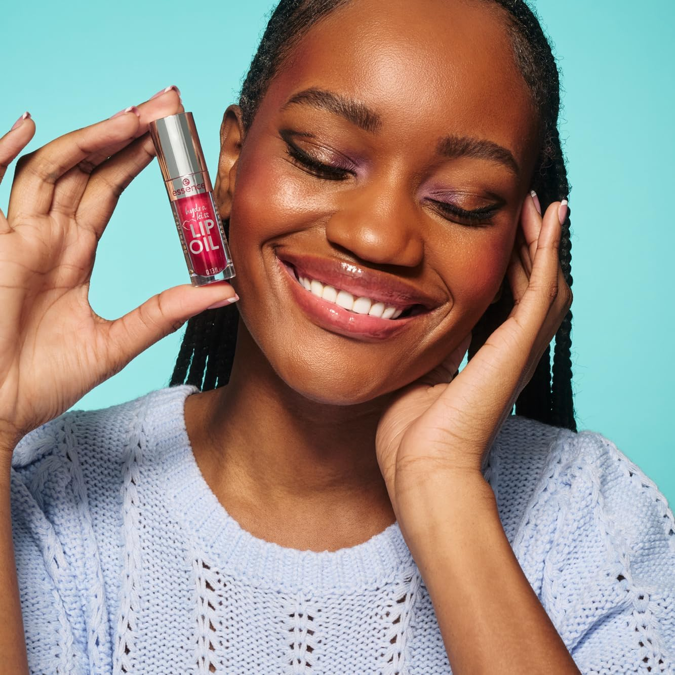 Essence Hydra Kiss Lip Oil 03 Pink Champagne image number 5