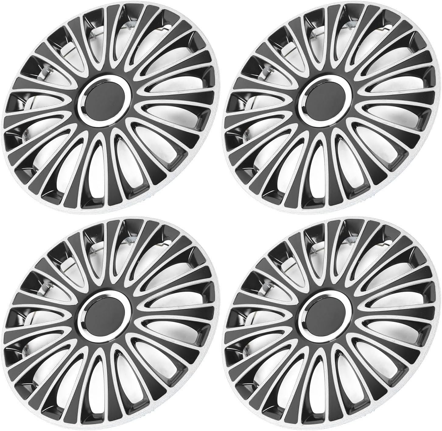 14 Inch Hubcaps Set of 4, 4PCS Hubcaps Snap on R14 Universal Wheel Rim Cover for Cars Trucks SUV image number 2