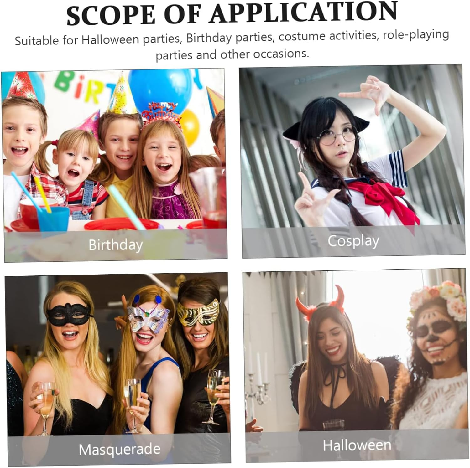 Fluffy Bunny Ear Hair Clip-White Rabbit Ears for Easter, Halloween, and Cosplay Costume Accessories for Bunny Girls and Women