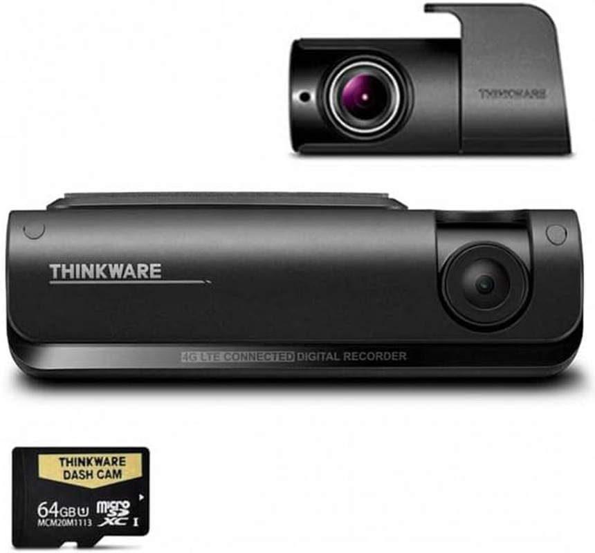 Thinkware T700D LTE 4G Connected Front and Rear Dash Camera with Wi-Fi, Built-In GPS, Night Vision and 64GB Microsd Card image number 2