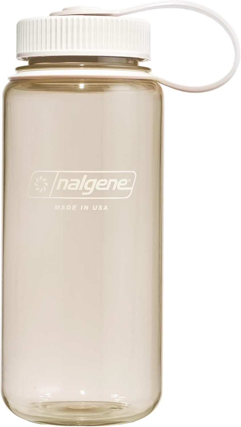 Nalgene Sustain Tritan Bpa-Free Water Bottle Made with Material Derived from 50% Plastic Waste, 16 OZ, Wide Mouth, Purple