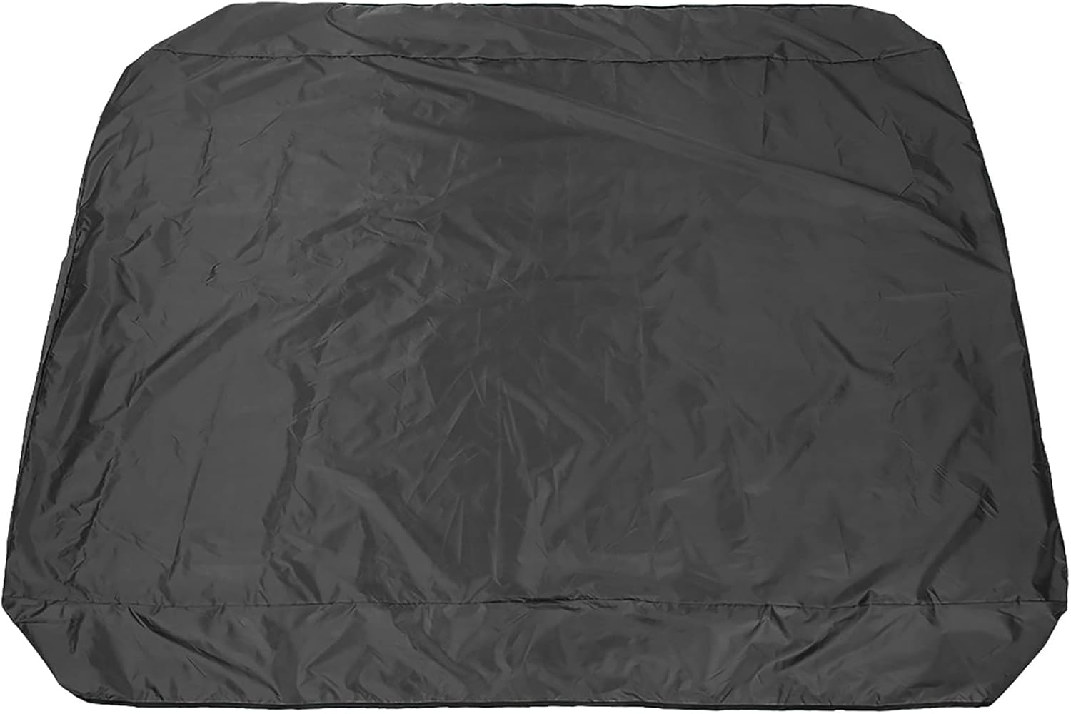 Garden Swing Canopy, Swings Chair Canopy Replacement Porch Top Sun Shade UV Resistant Awning Glider Windproof Hammock Roof Protection Replacements Poolside Balcony Backyard 75'' X 52''(Black) image number 5