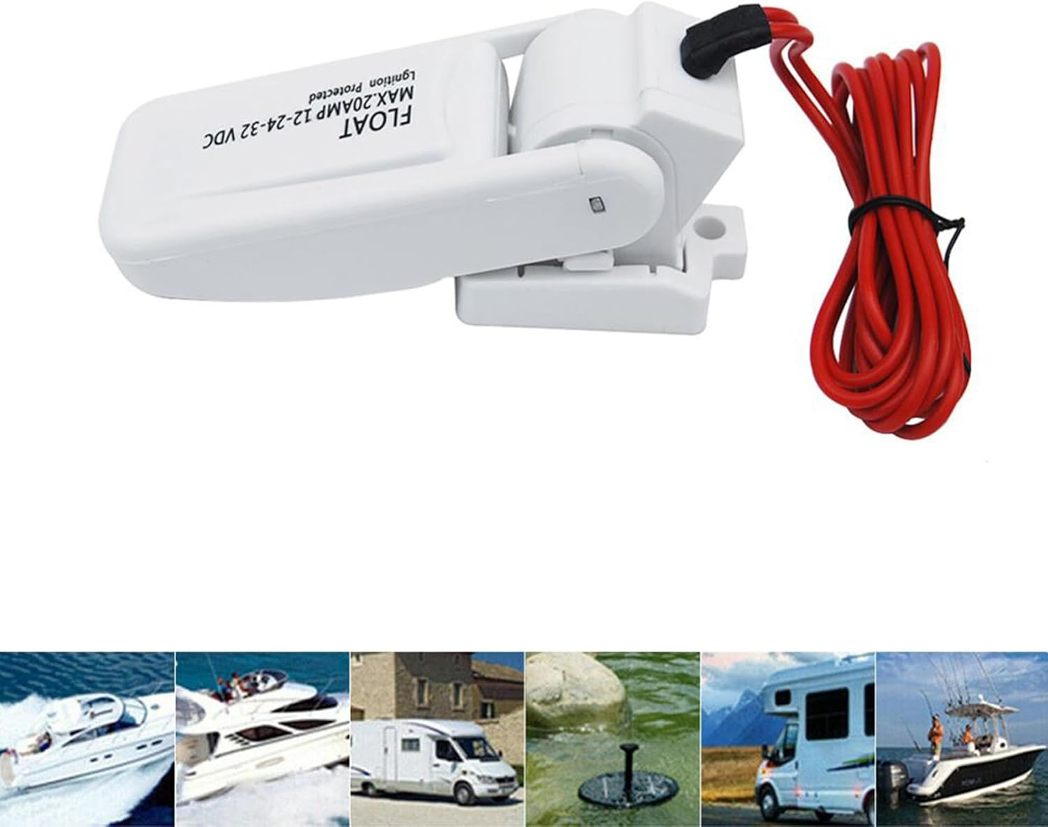 3X Bilge Pump Float Switch Automatic 12V 24V or 32V for Boat Yacht Caravan Camping Marine Fishing Water Pump Auto On/Off image number 6