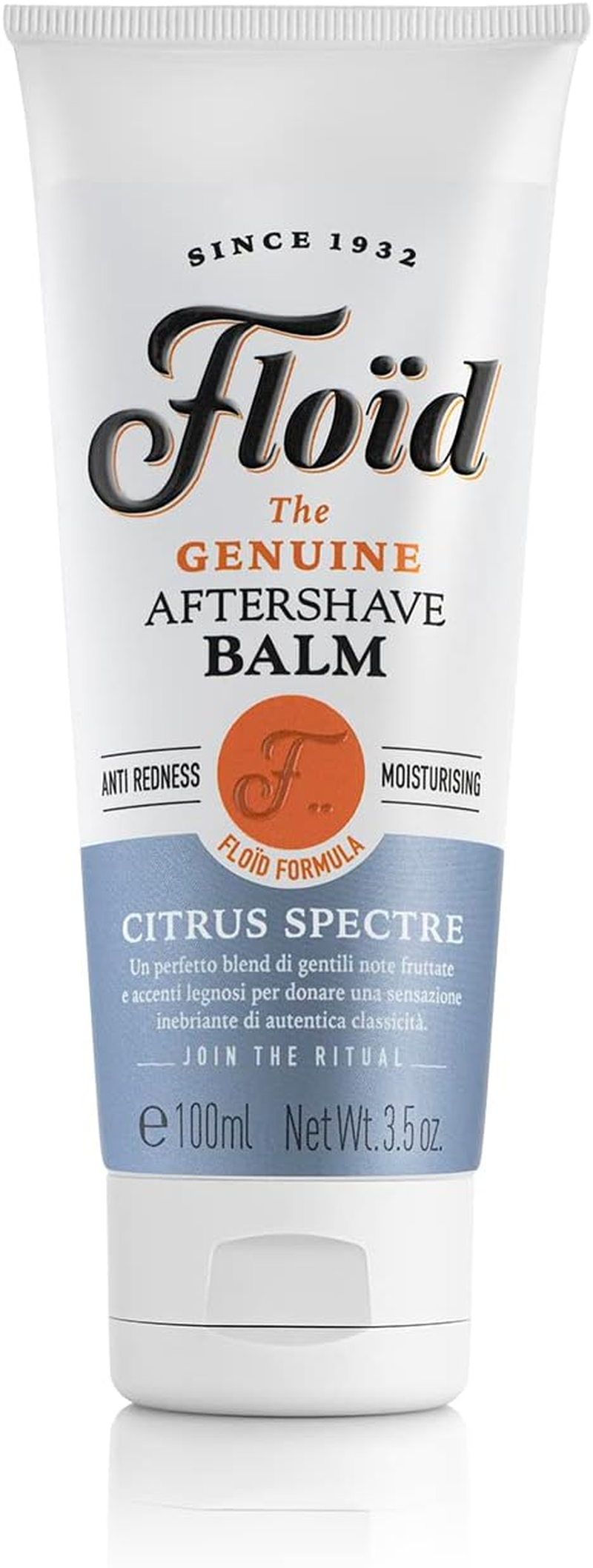 Flo&iuml;d Citrus Spectre Aftershave Balm (100 Ml), Soothing after Shave Balm for Men with Allantoin, Glycerin and Aloe Juice Moisturises, Protects and Regenerates the Skin image number 3