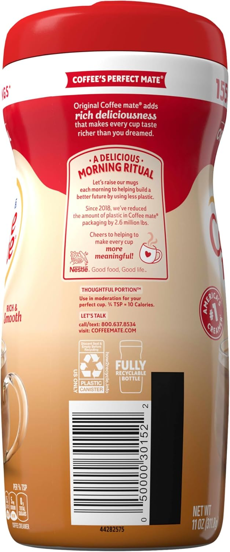 Coffee Mate the Original Powder Coffee Creamer 11 Oz. Canister image number 3