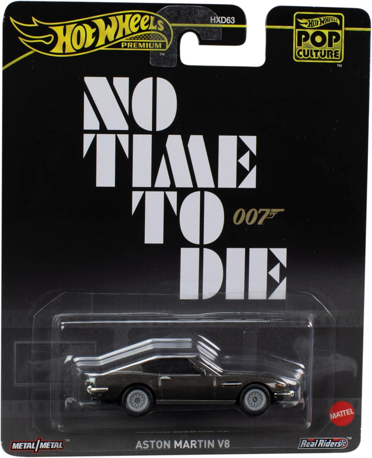 007 James Bond - No Time to Die - Model Car Aston Martin V8 - Die Cast Scale 1:64 - Length 7 Cm - HVJ36 image number 1