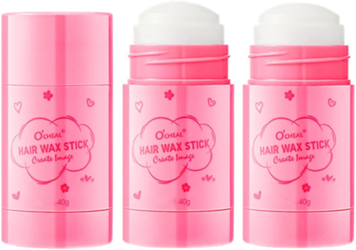 2PCS Hair Wax Stick Crushed Hair Finishing Balm Long Styling Hair Finishing Stick Non-Greasy Style Wax Stick for Men Women Broken Hair image number 3