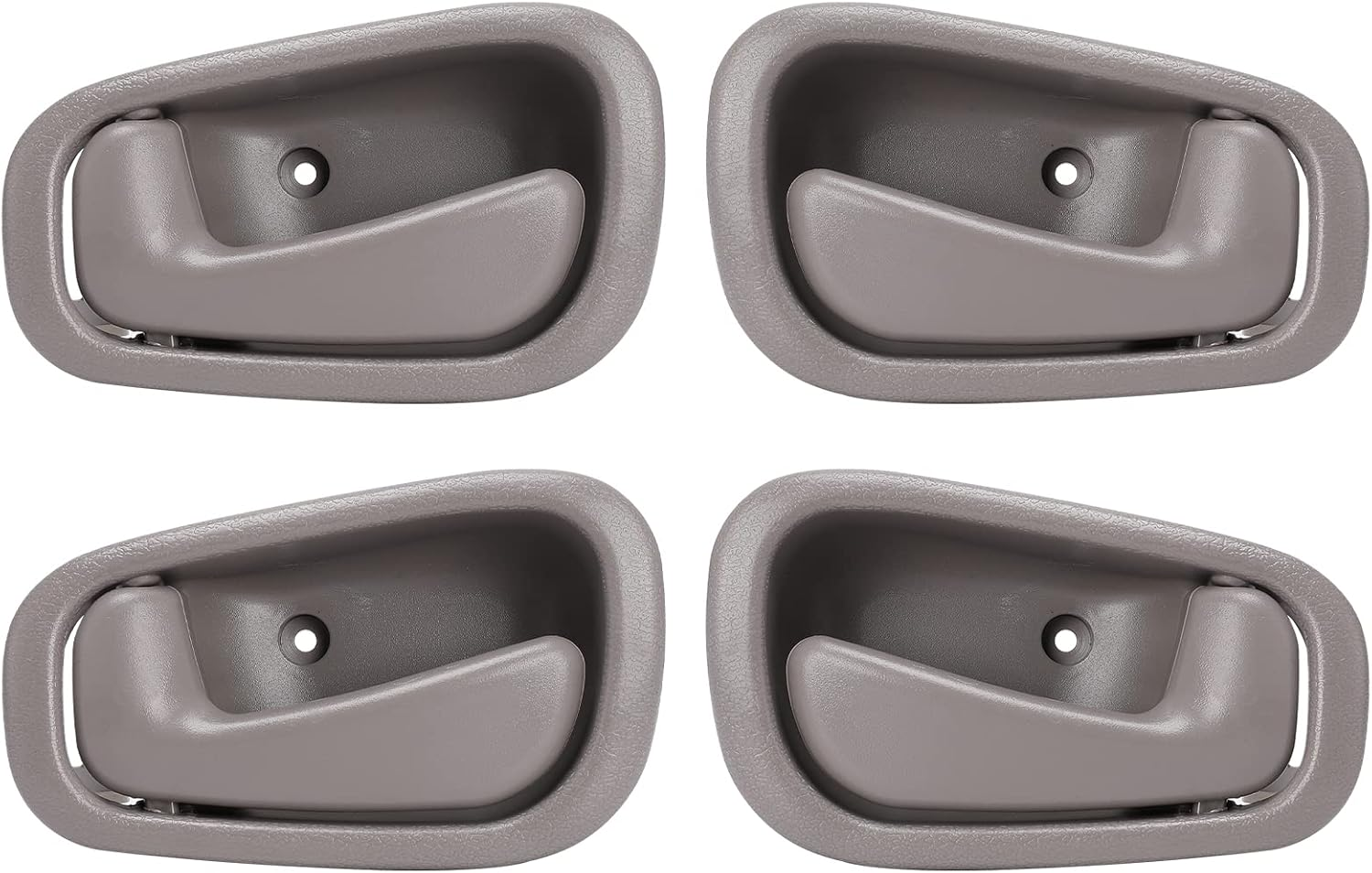 4Pcs Interior inside Door Handles, Automotive Replacement Parts for 1998 1999 2000 2001 2002 Toyota Corolla Chevy Prizm Manual Lock, Inner Door Handle Front/ Rear Driver & Passenger Side - Grey image number 5