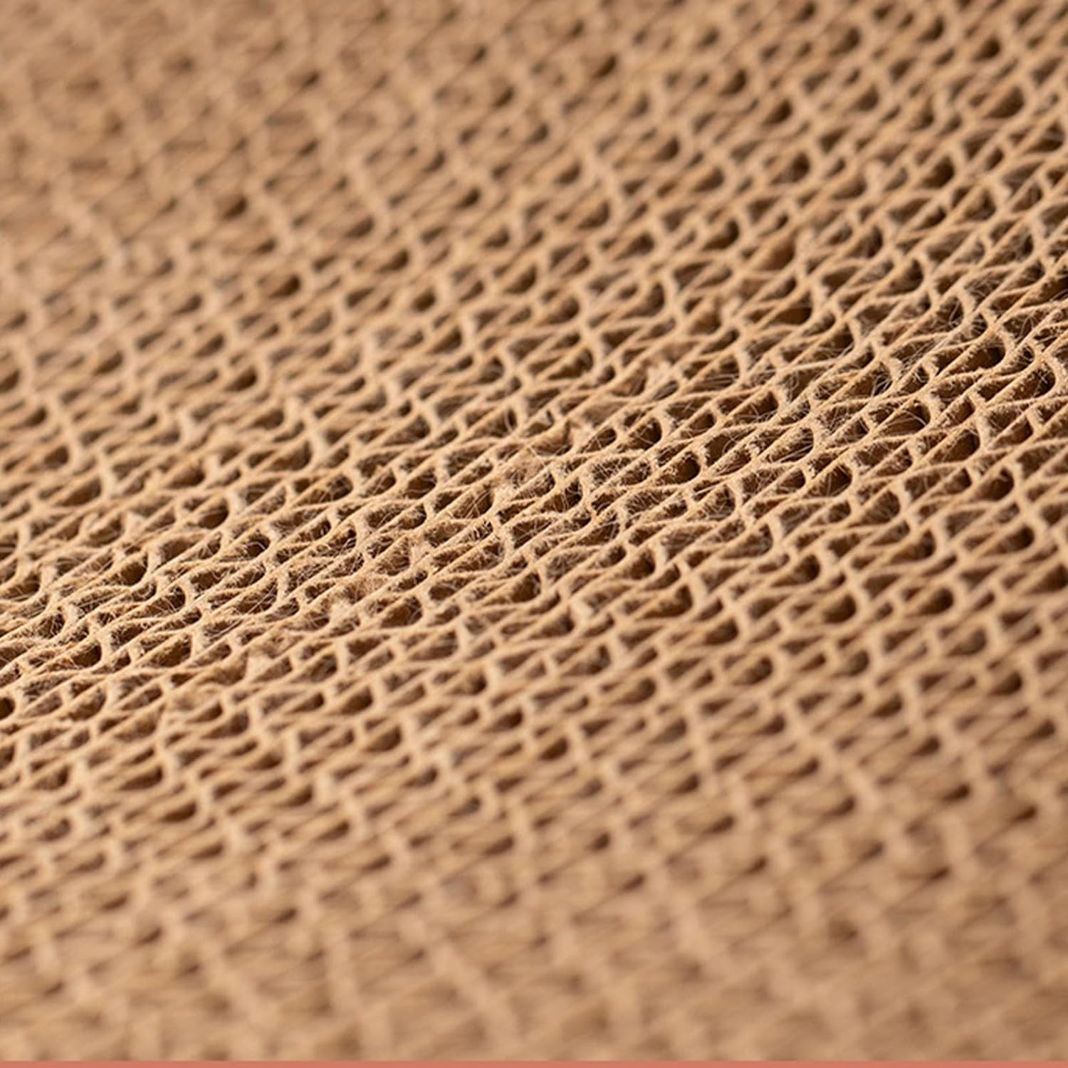 Agility 59X30X24CM Rocking Bed Cat Scratching Board， Corrugated Paper Wooden Cat Bed Cat Scratching Board All-In-One，Claw Sharpeners Condo Furniture Protector for Cats & Kittens image number 1