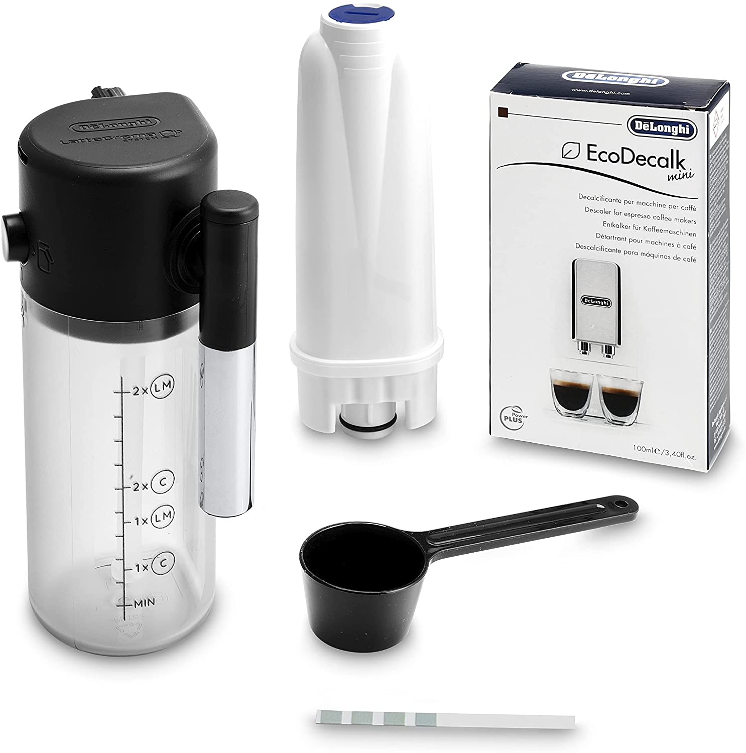 De'Longhi Magnifica Evo, Fully Automatic Coffee Machine, Compact Size, Lattecrema System, Multiple Coffee Recipes, Coloured Display, ECAM290.62.B Black image number 4