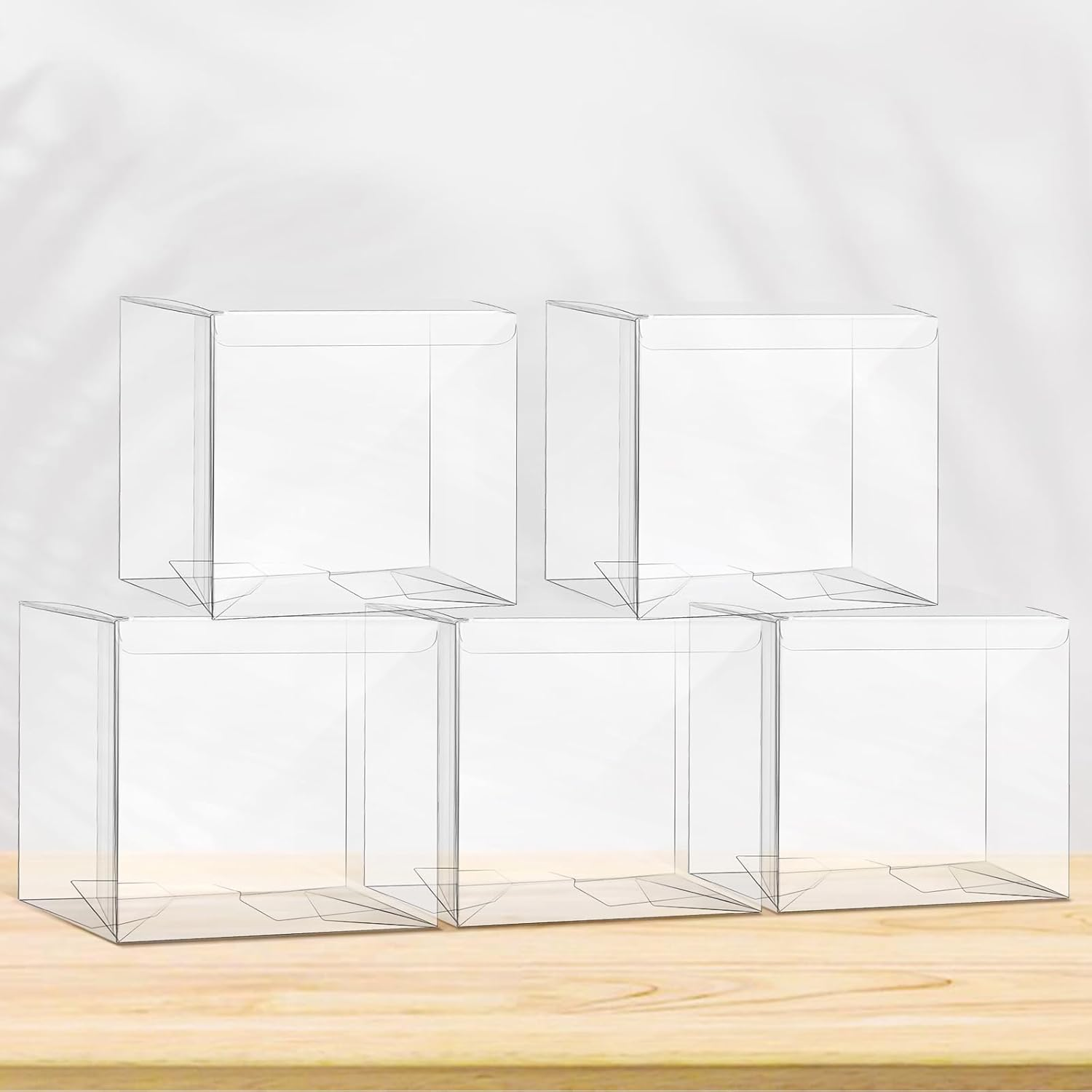 5 Pack Clear PKMN ETB Protector Case, PKMN Elite Trainer Box Protector, PET Plastic Display Box Protector for Collectors Gifts Elite Trainer Boxes - 0.5Mm Thick (Pack of 5) image number 6