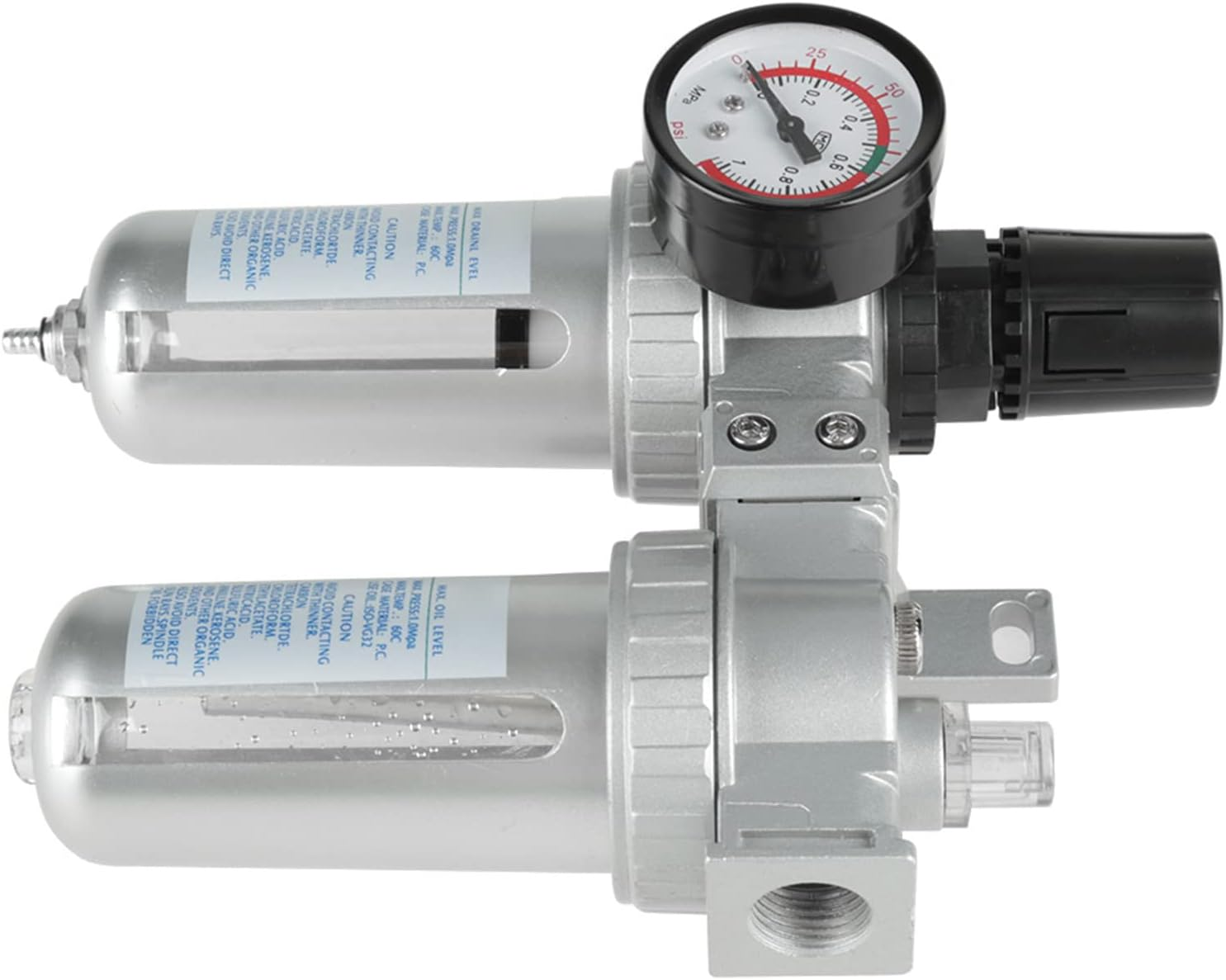 Oil Water 1/2 Air Pressure Compressor Filter Trap Oil Water Regulator Tools Kit