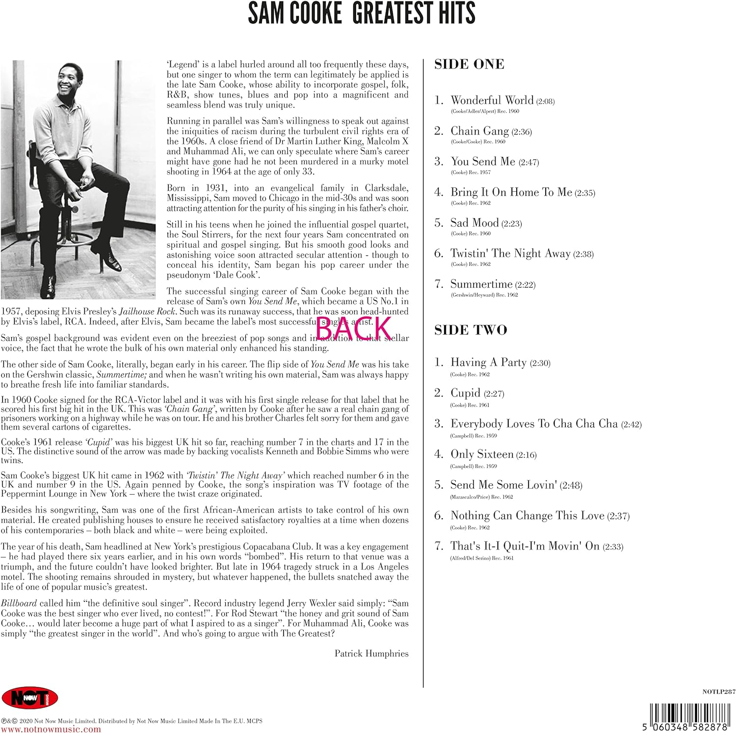 Greatest Hits (Electric Blue Vinyl) (180G)