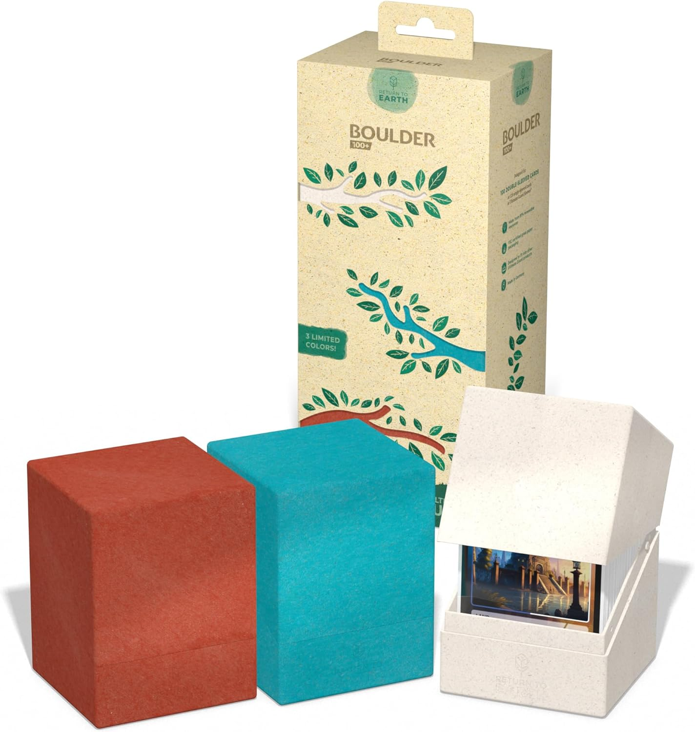 Ultimate Guard 100 plus Return to Earth Boulder Deck Box, Purple