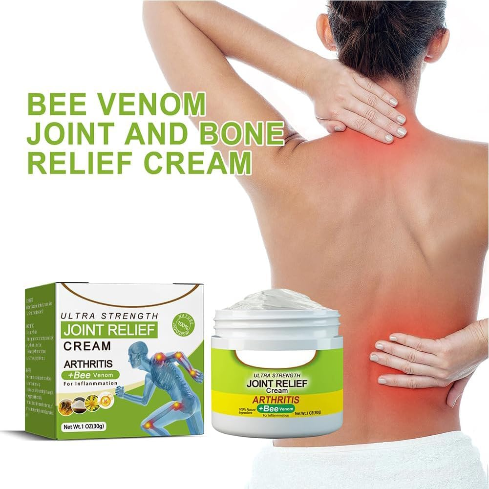 Beevana Bee Venom Joint and Bone Therapy Cream, Beevana Ultra Strength Pain Relief Cream, Bee Venom Therapy Cream, Natural Joint & Bone Therapy Cream, Bee Venom Joint Bone Therapy Cream (4Pcs) - 2Pcs image number 6
